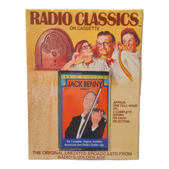 Old-Time Radio Classics Jack Benny Volume 2 Vintage Audio Cassette Tape